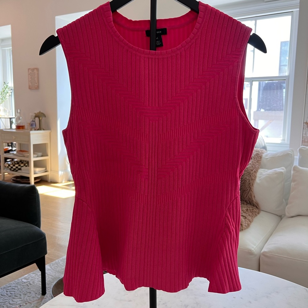 Halogen Pink Sleeveless Top Size XL